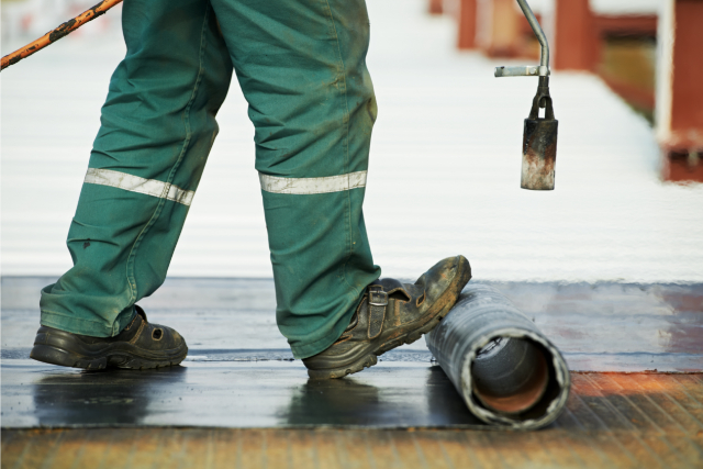 Flat Roof Covering Repair Works